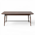 Tavolo da pranzo in legno rovere con struttura in metallo 180 x 90 x 75cm
